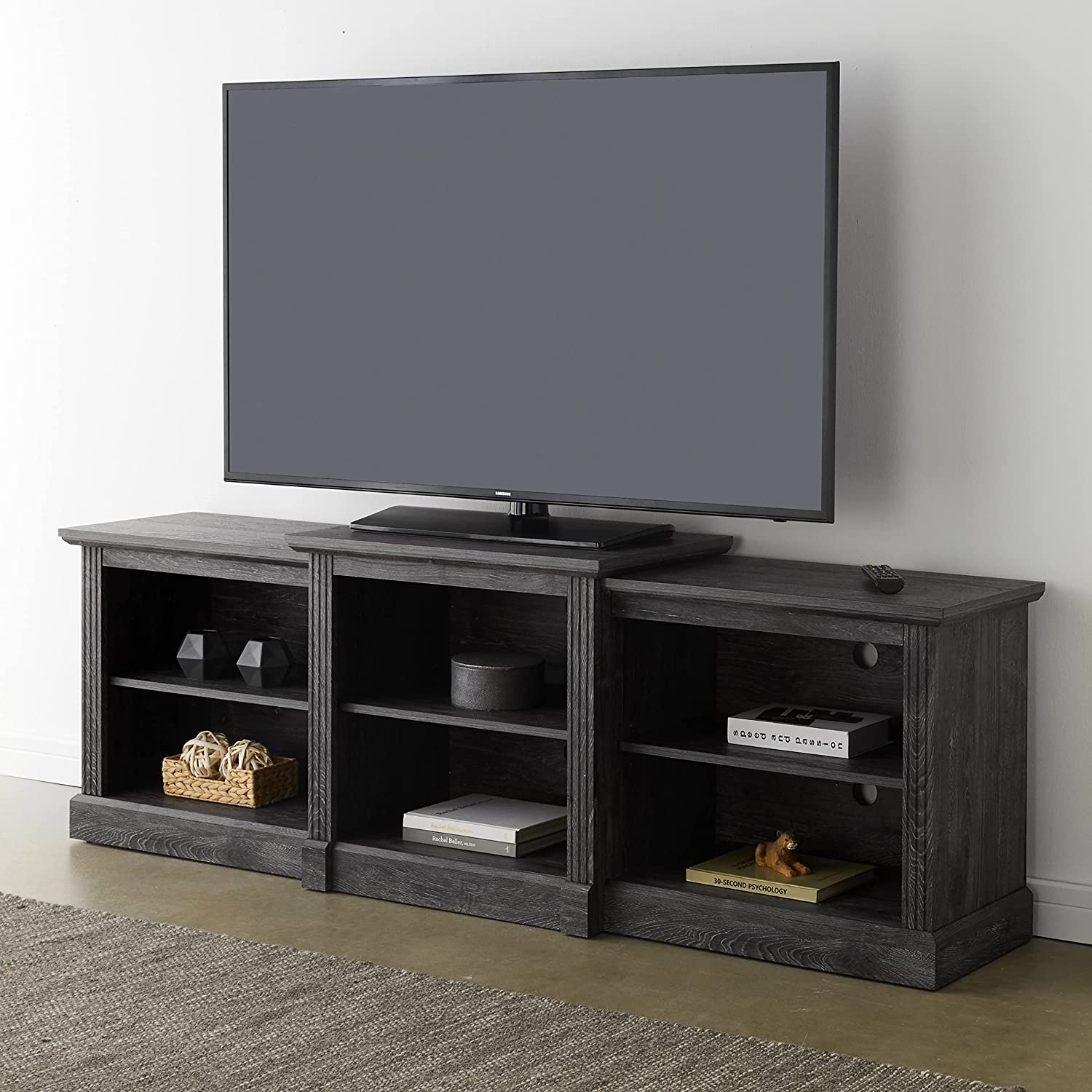ROCKPOINT 70inch Classical TV Stand Storage Media Console Entertainment Center