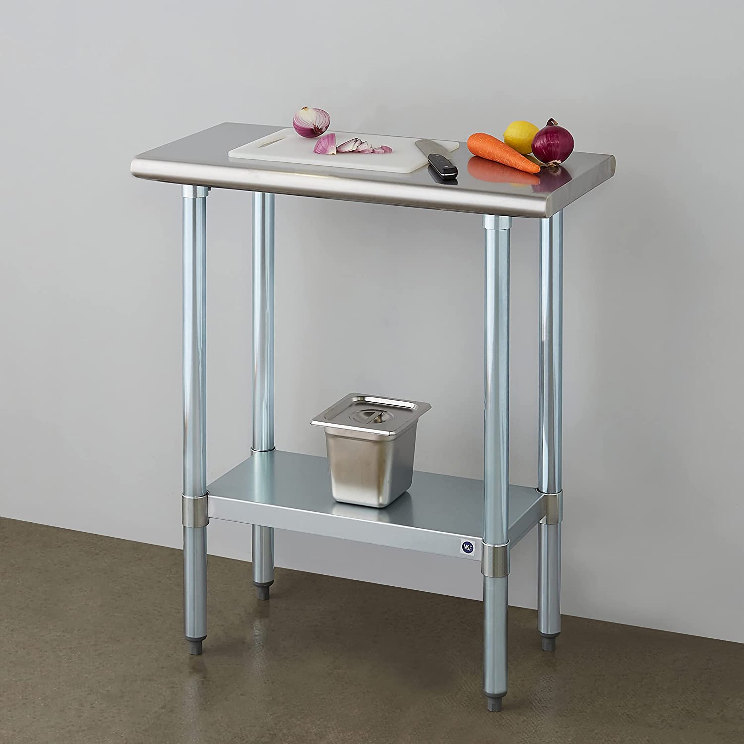Rockpoint Stainless Steel Table 14x30 Inches