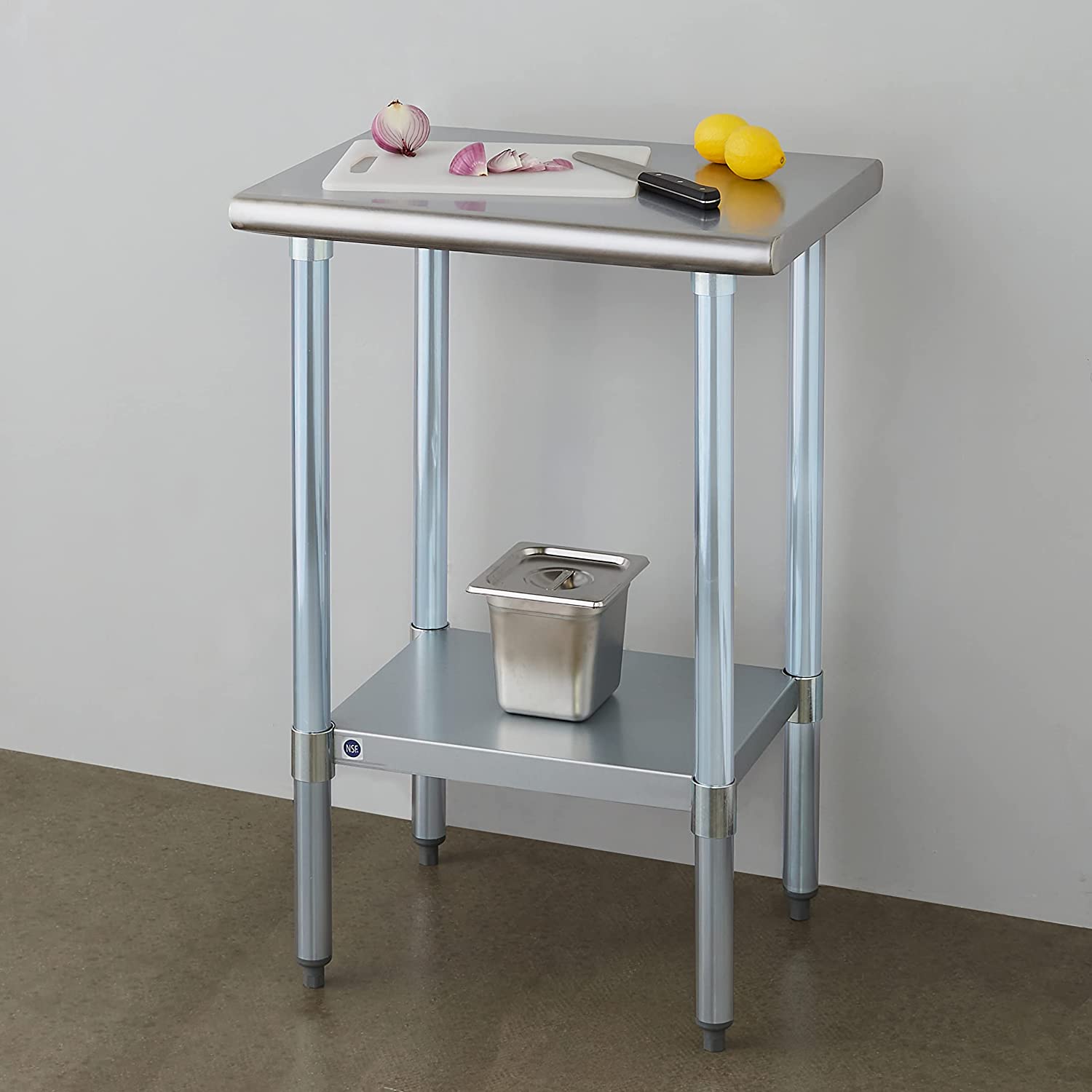 Rockpoint Stainless Steel Table 18x24 Inches