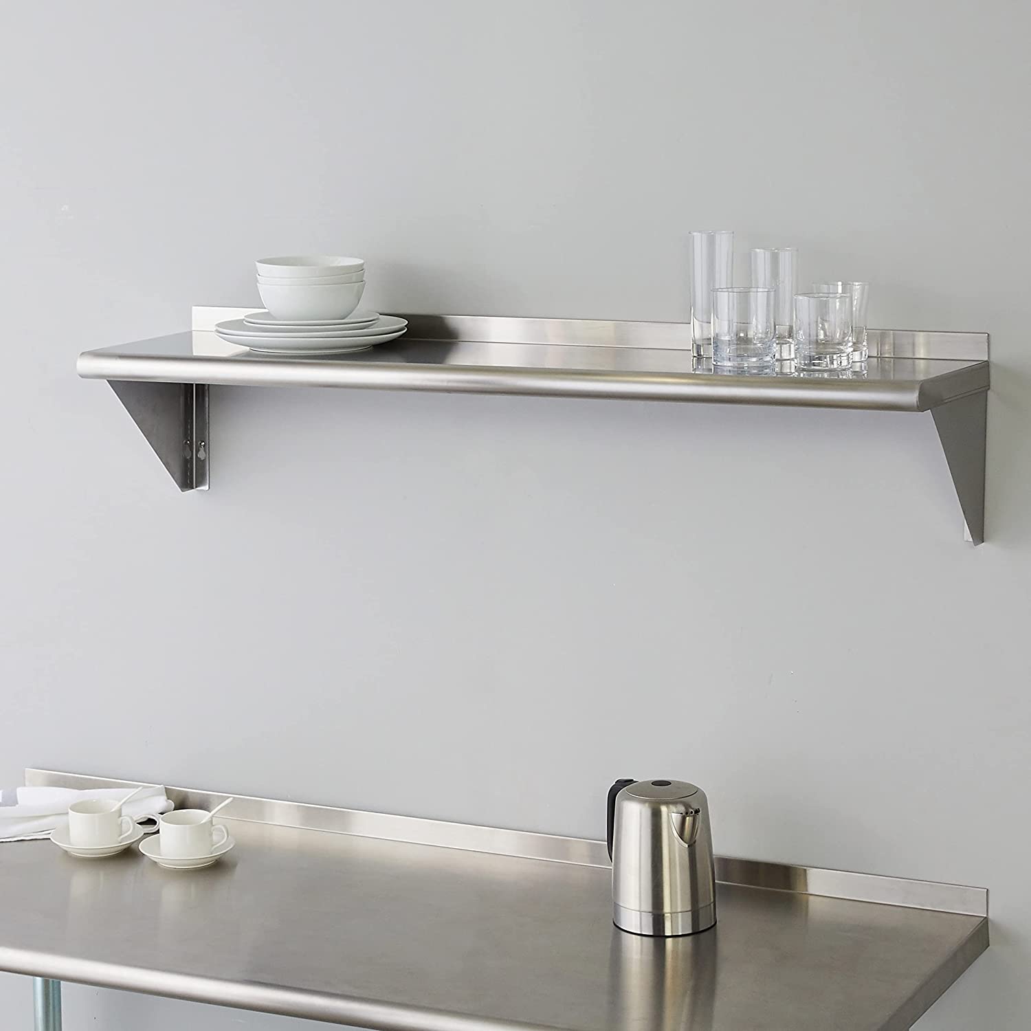 ROCKPOINT NSF Stainless Steel Shelf 12 x 48 Inches