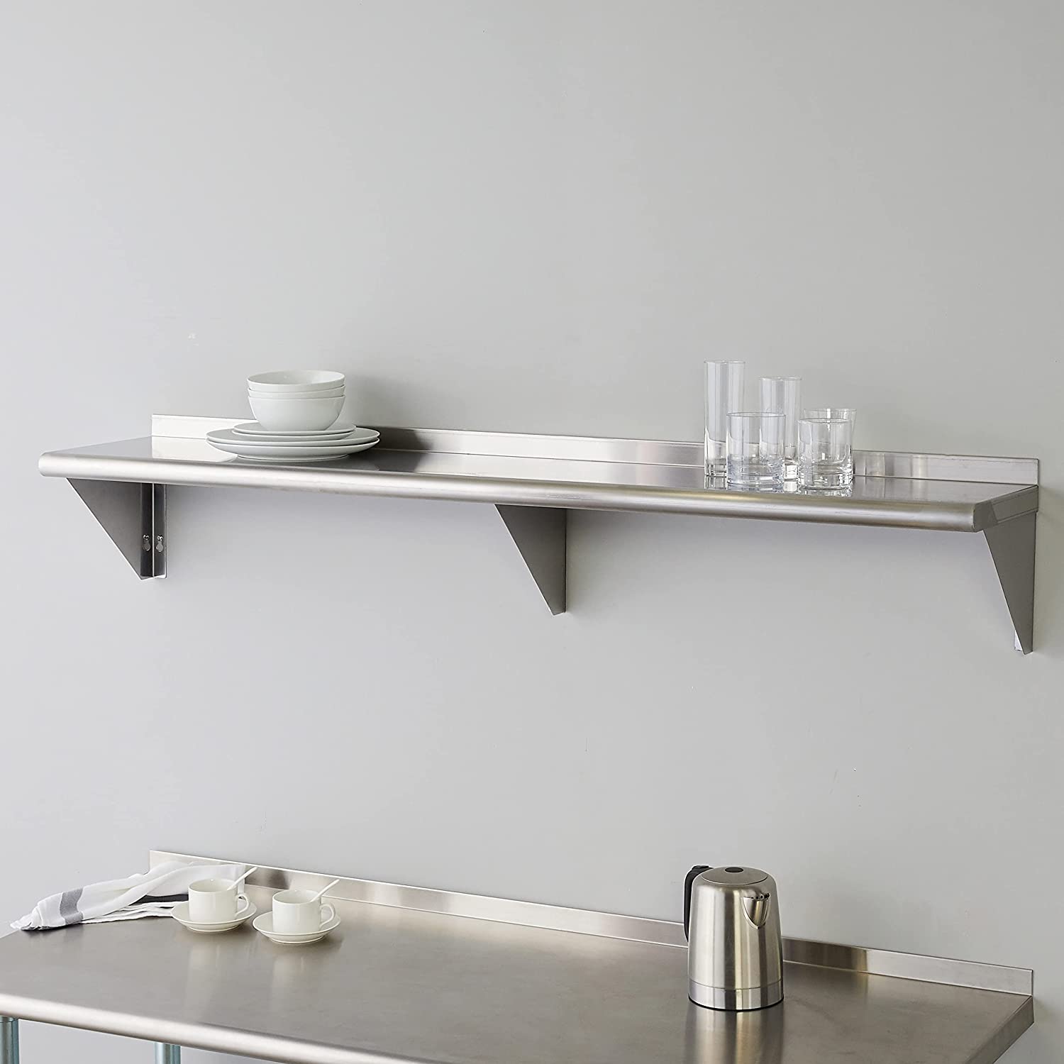 ROCKPOINT NSF Stainless Steel Shelf 12 x 60 Inches