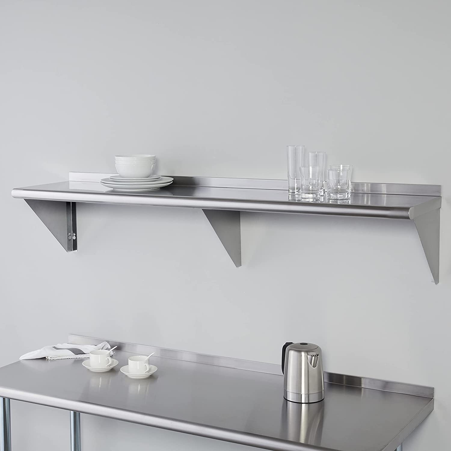 ROCKPOINT NSF Stainless Steel Shelf 14 x 60 Inches