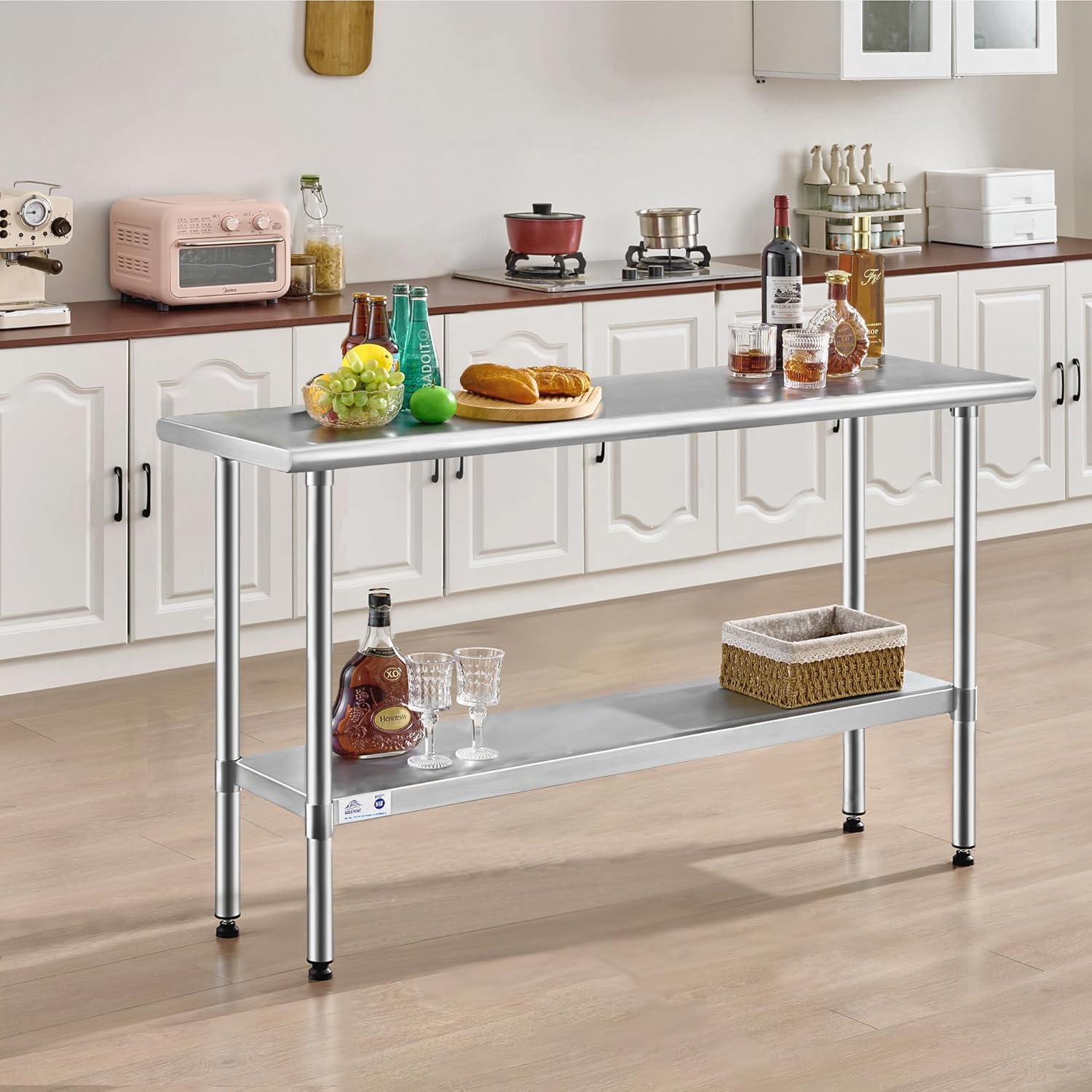 ROCKPOINT Stainless Steel Table 14x72 Inches