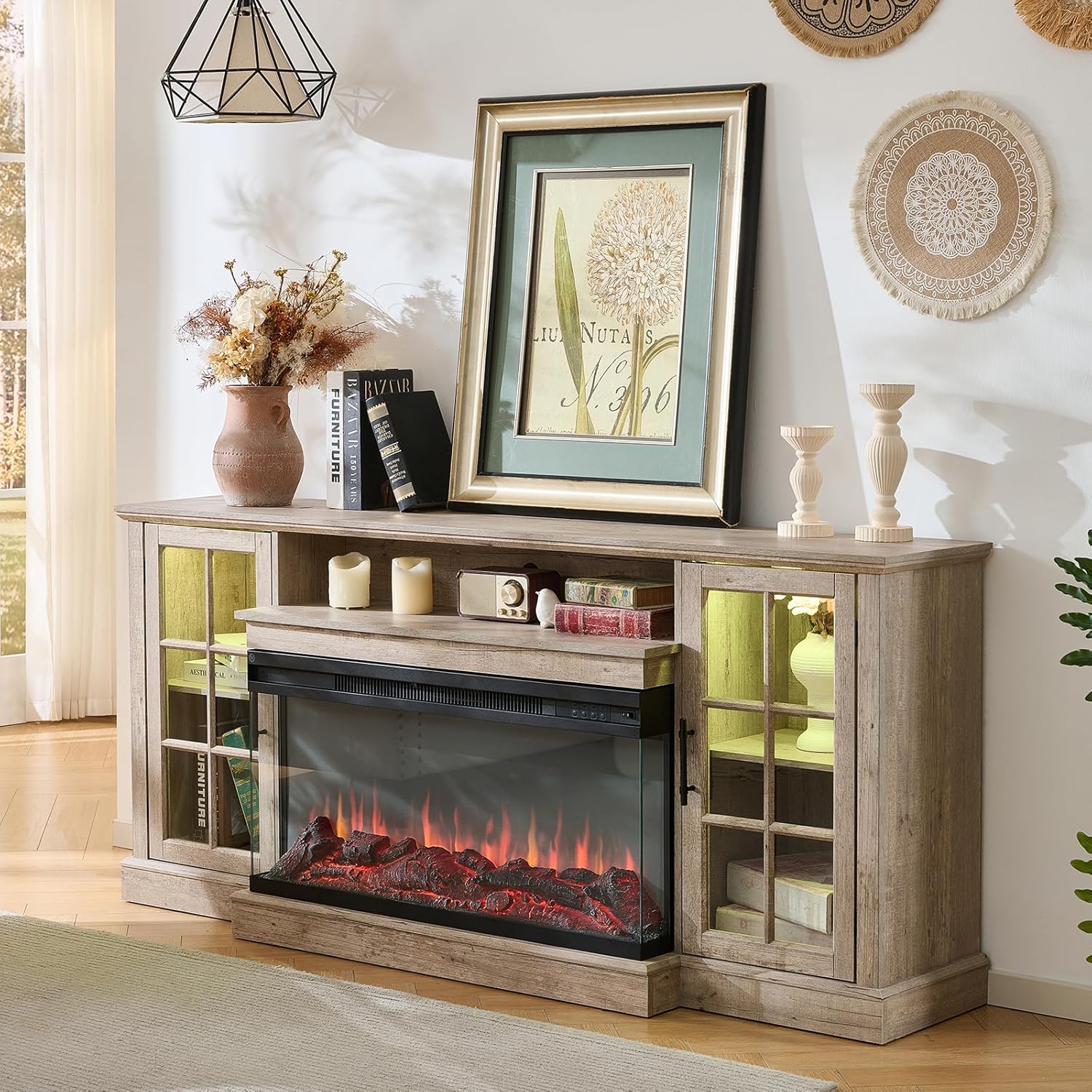 ROCKPOINT 3 Sided Glass 80